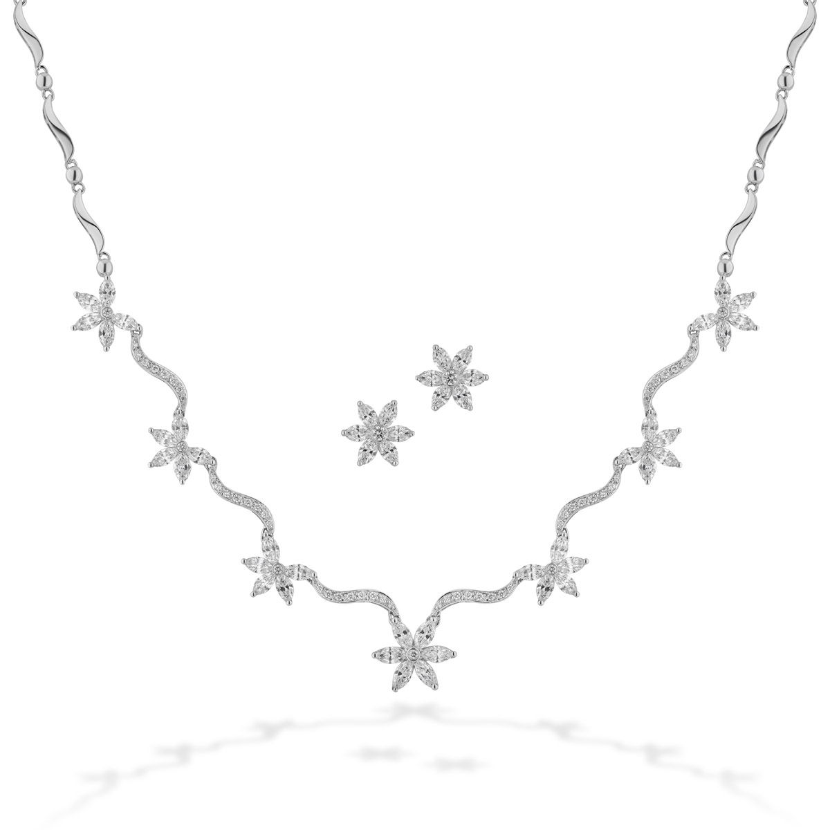 نیم ست برلیان و مارکیز