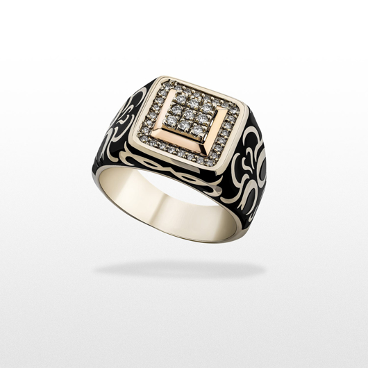 حلقه طلا مردانه 9934